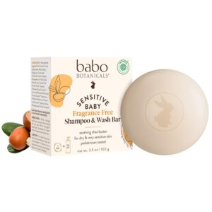 Babo Botanicals Sensitive Baby Fragrance Free Shampoo & Wash