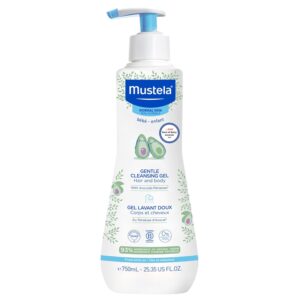 Mustela Gentle Cleansing Gel - vegan baby bath products