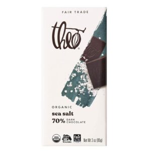 Theo Sea Salt 70% Dark Vegan Chocolate