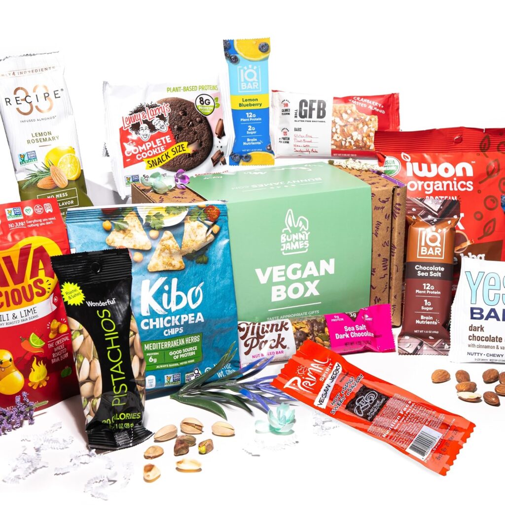 Bunny James Vegan High Protein Snack Box