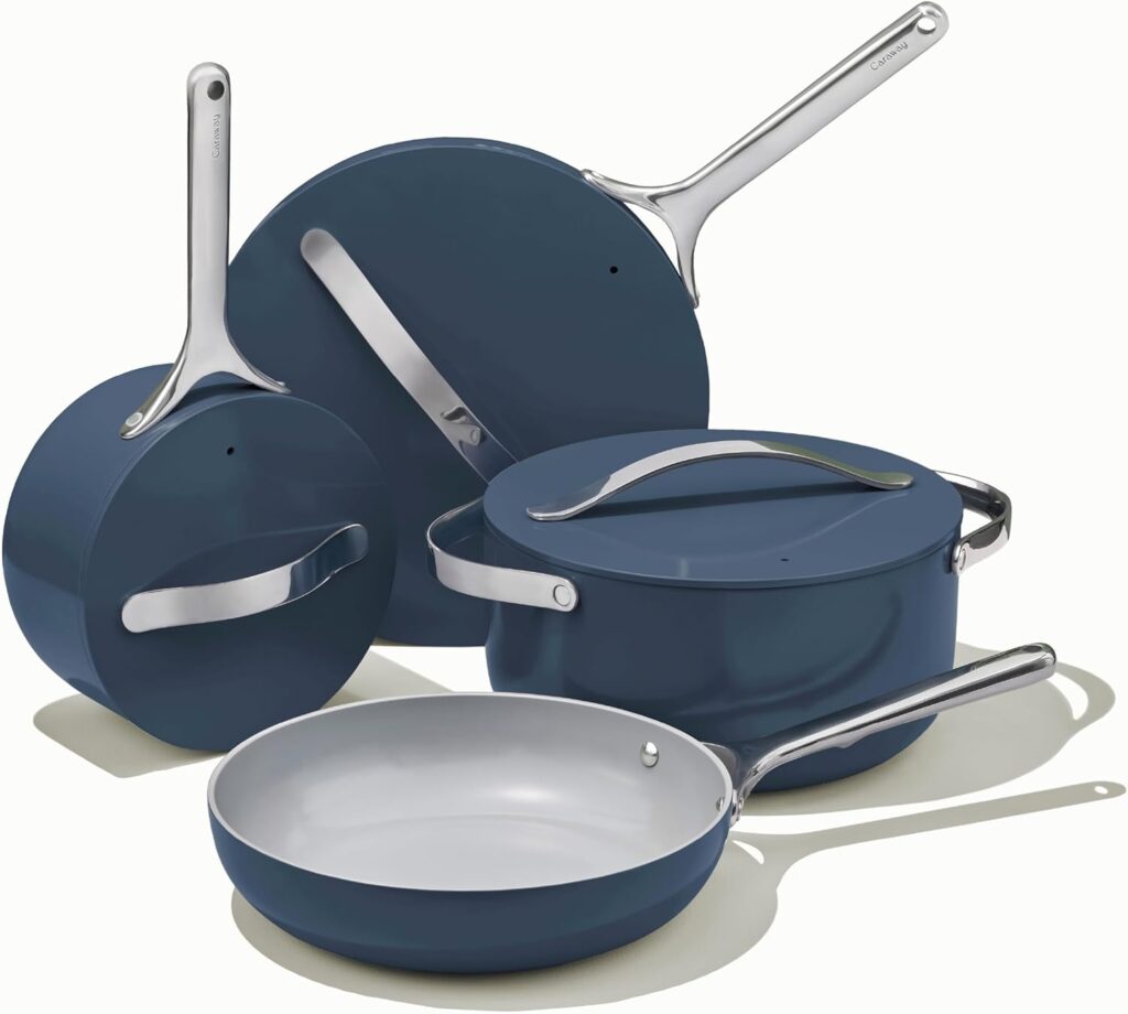 Caraway Ceramic Coated Non-Stick Cookware Set