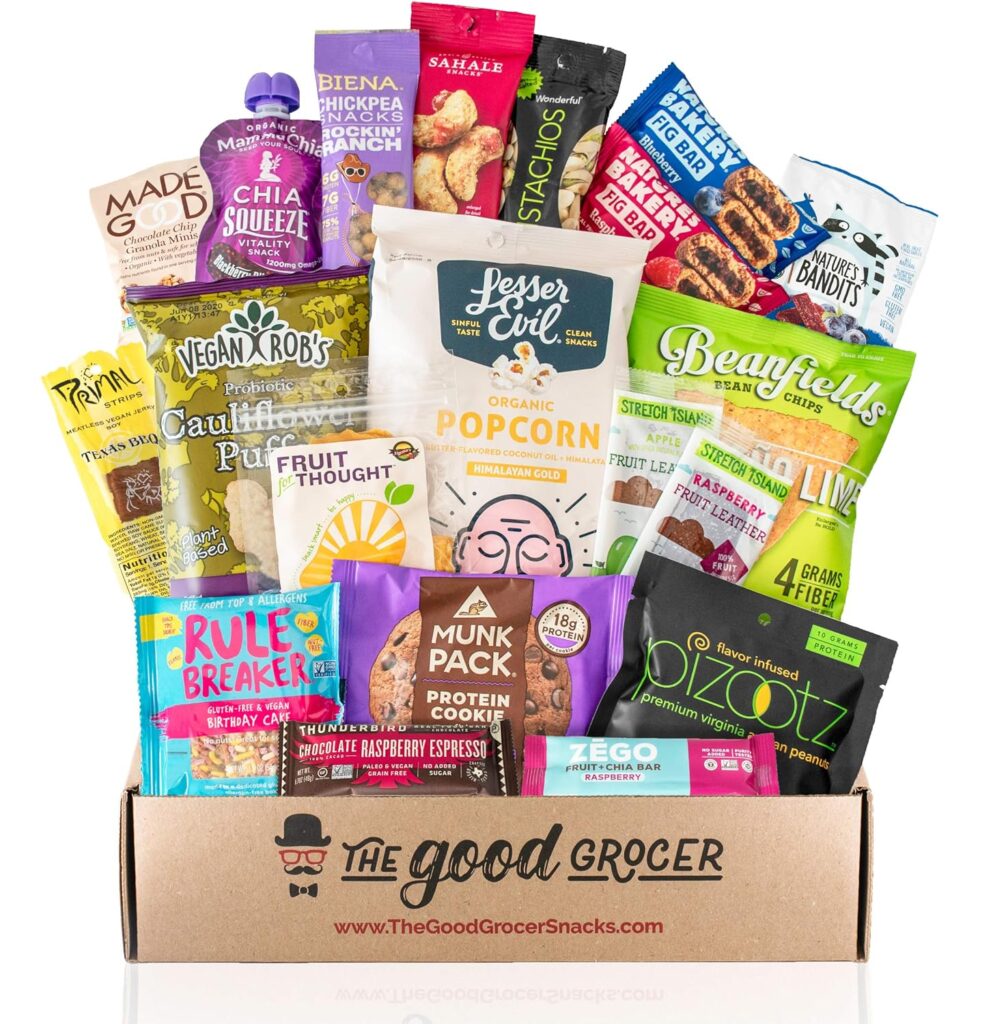 The Good Grocer Healthy VEGAN Snacks Care Package