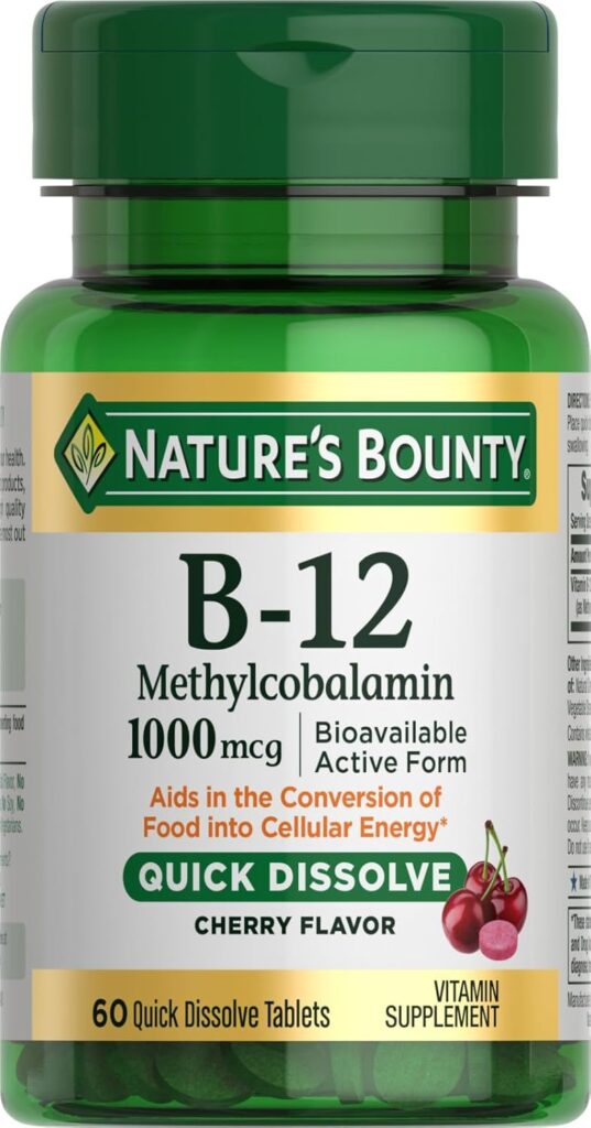 Nature's Bounty B12 Quick Dissolve Tablets