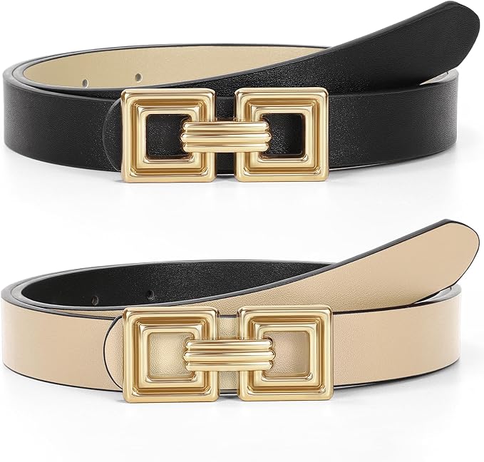 WHIPPY Women Faux Leather Belt